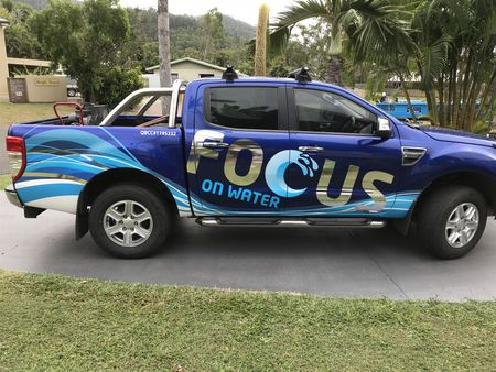 Focus on Water Truck — Pool Maintenance in Airlie Beach, QLD