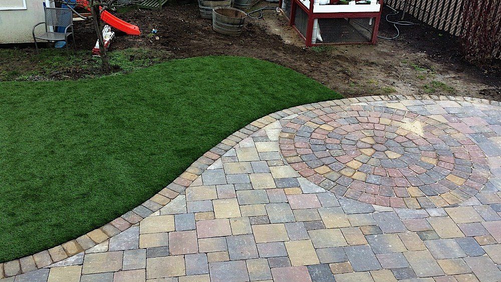 Grass and driveway | Napa, CA | Van Winden Landscaping, Inc.