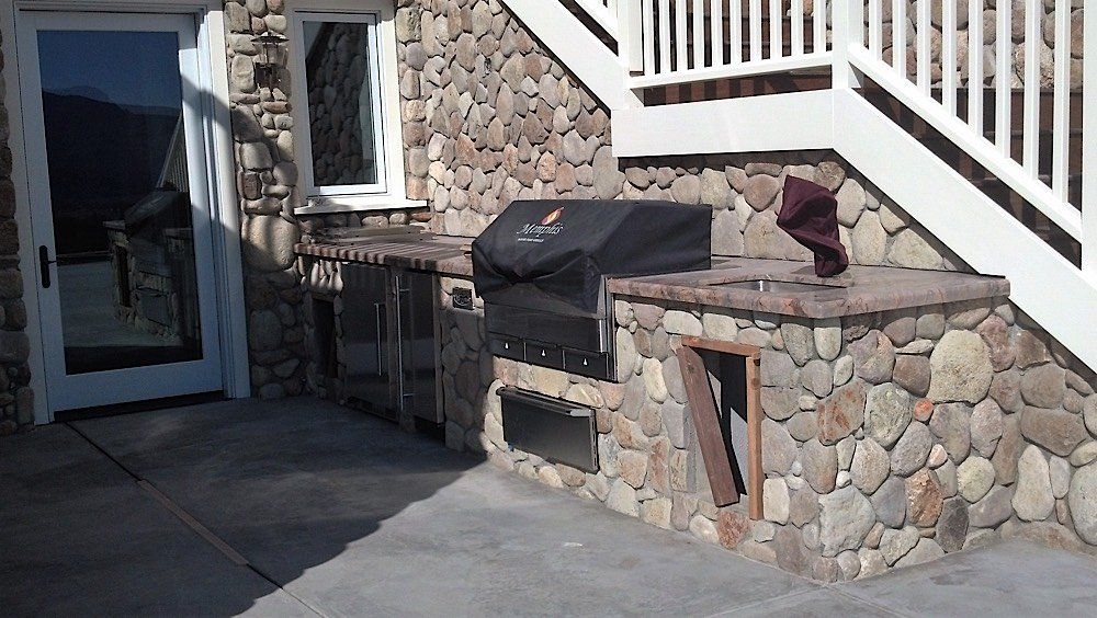 Kitchen for barbecue | Napa, CA | Van Winden Landscaping, Inc.