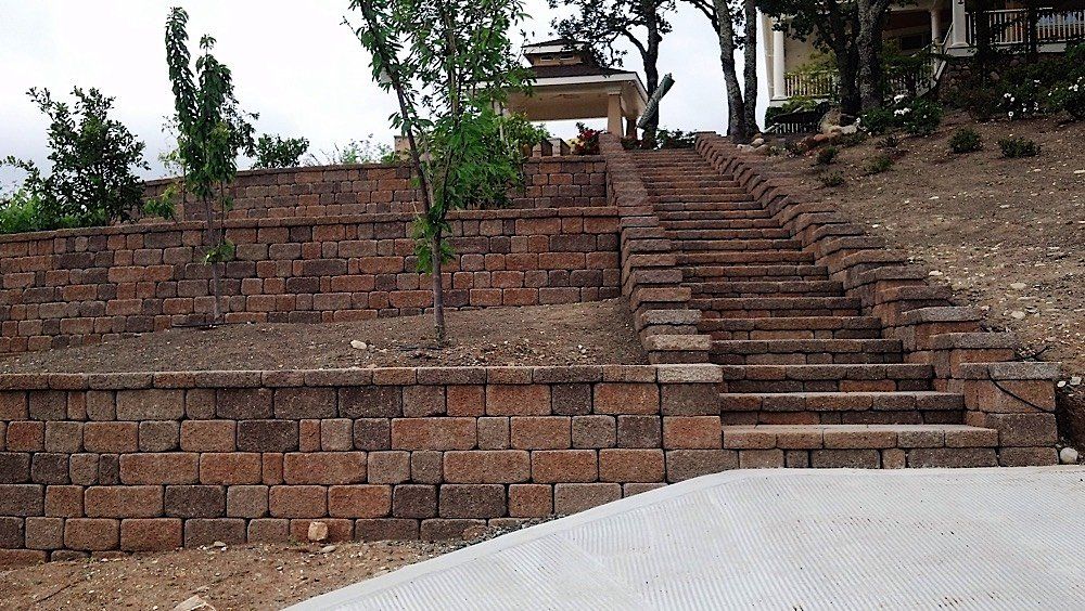 Stairs and retaining walls | Napa, CA | Van Winden Landscaping, Inc.