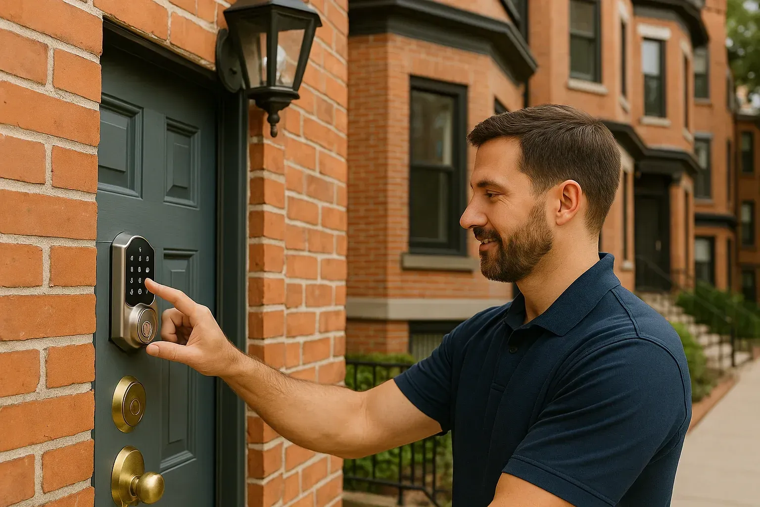 Smart Locks in a brookline ma home