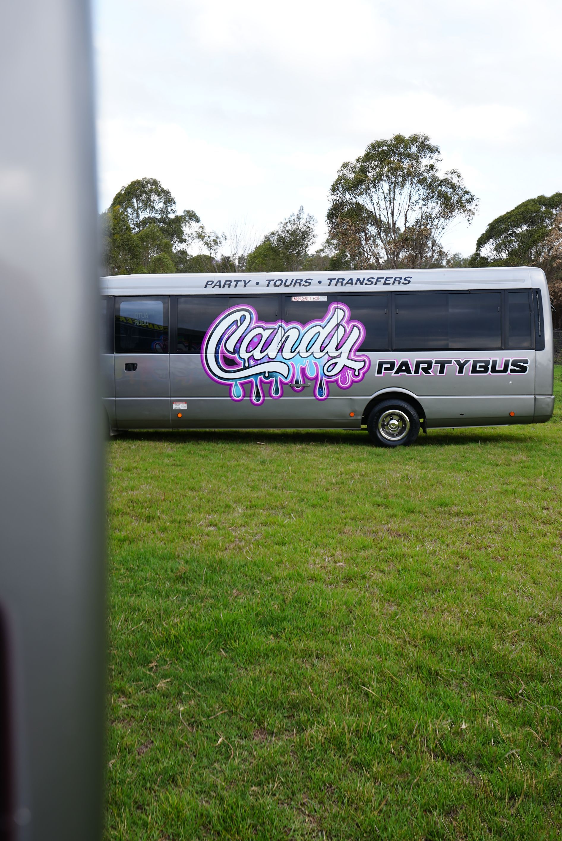 Shuttle bus brought people to the airport | Sydney, NSW | Candy Party Bus
