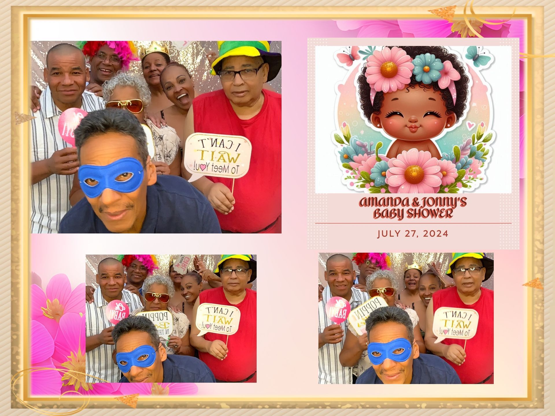 Photo booth layout for 