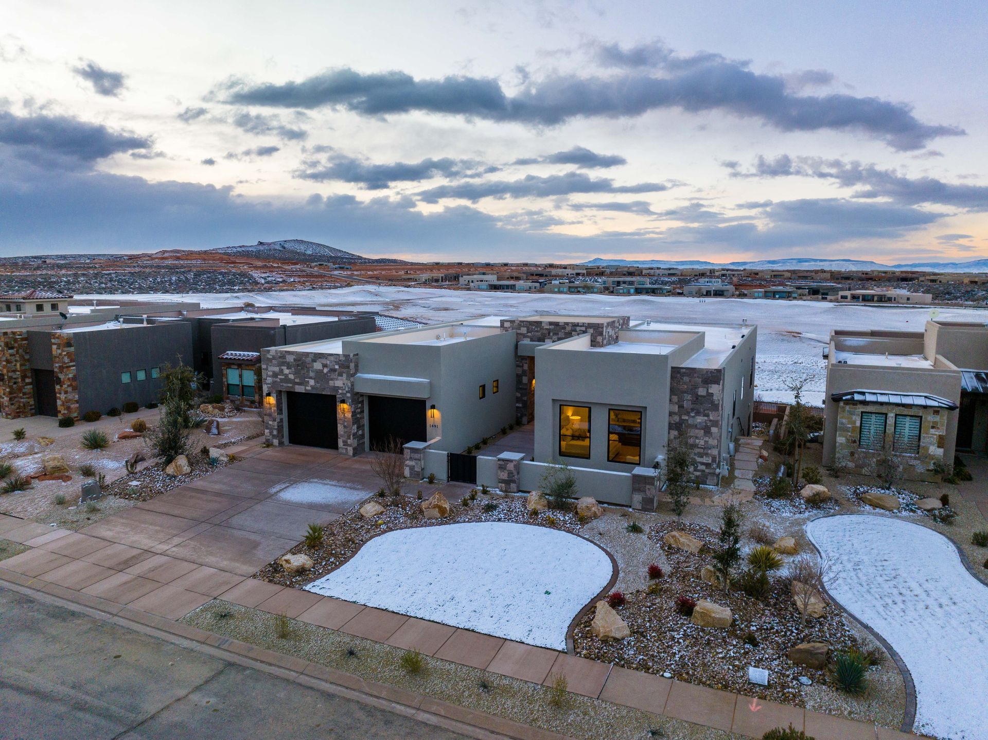 Custom home build on golf course