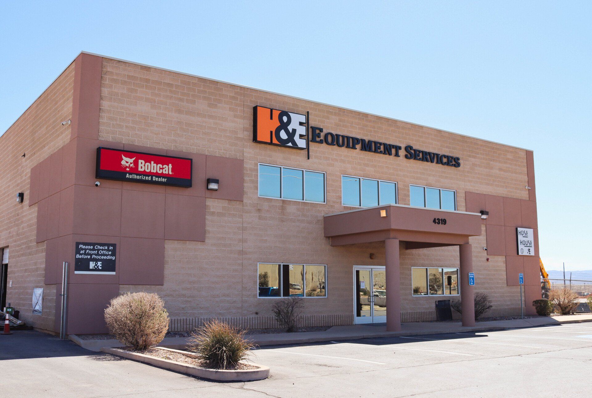H&E Equipment building