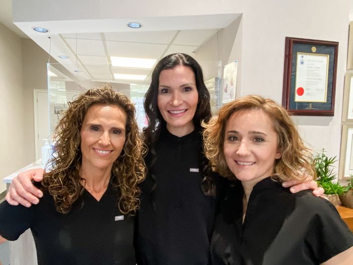 Sandra-Dr. Marijana-Vania-WestEnd  Dental-ON Canada