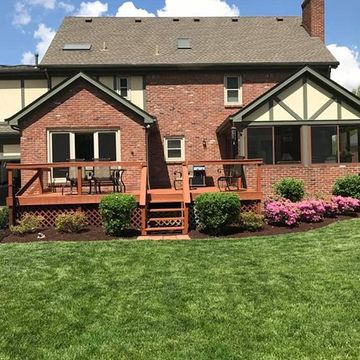 Garden with Bush and Flowers — Louisville, KY — Perfect Cut Landscaping
