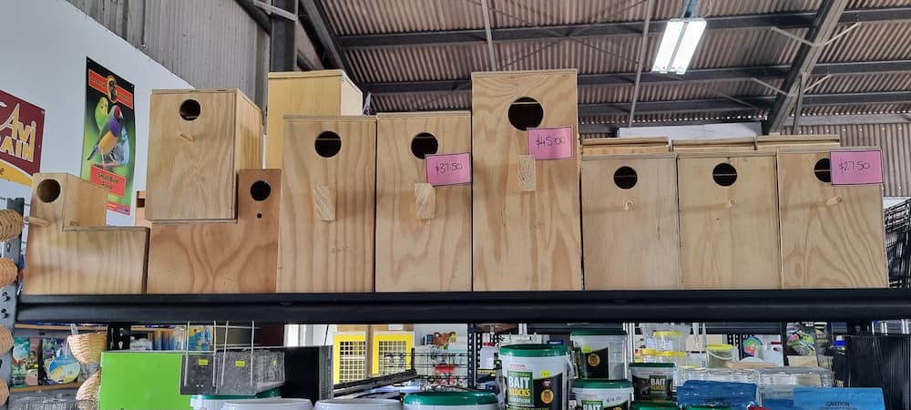 Wooden Bird House — Pet N Produce Supplies & Saddlery In Maryborough QLD