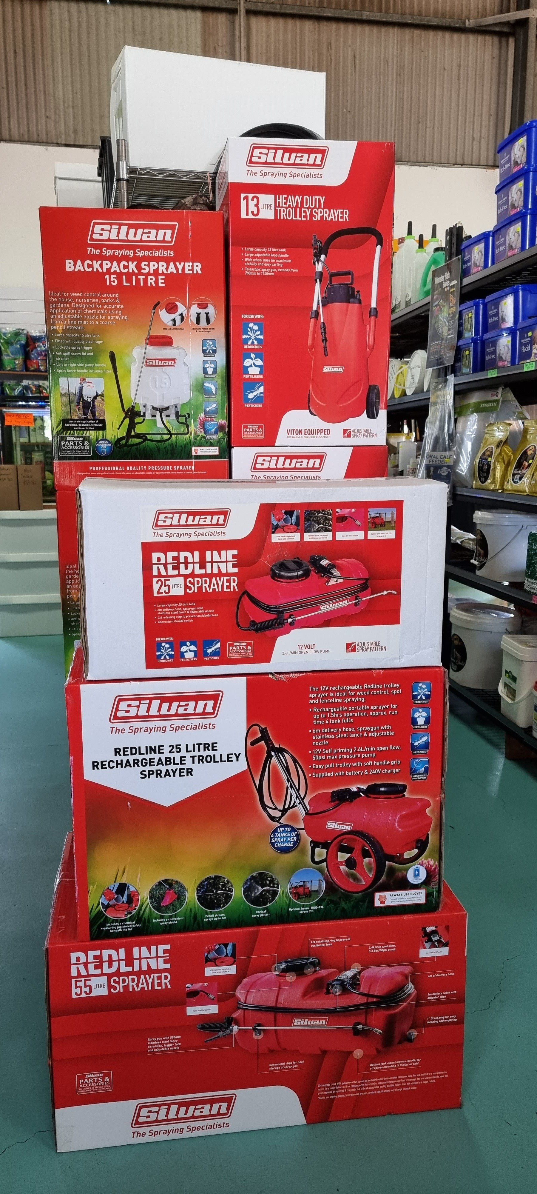 Spraying Herbicide On Unwanted Plants — Pet N Produce Supplies & Saddlery In Maryborough QLD