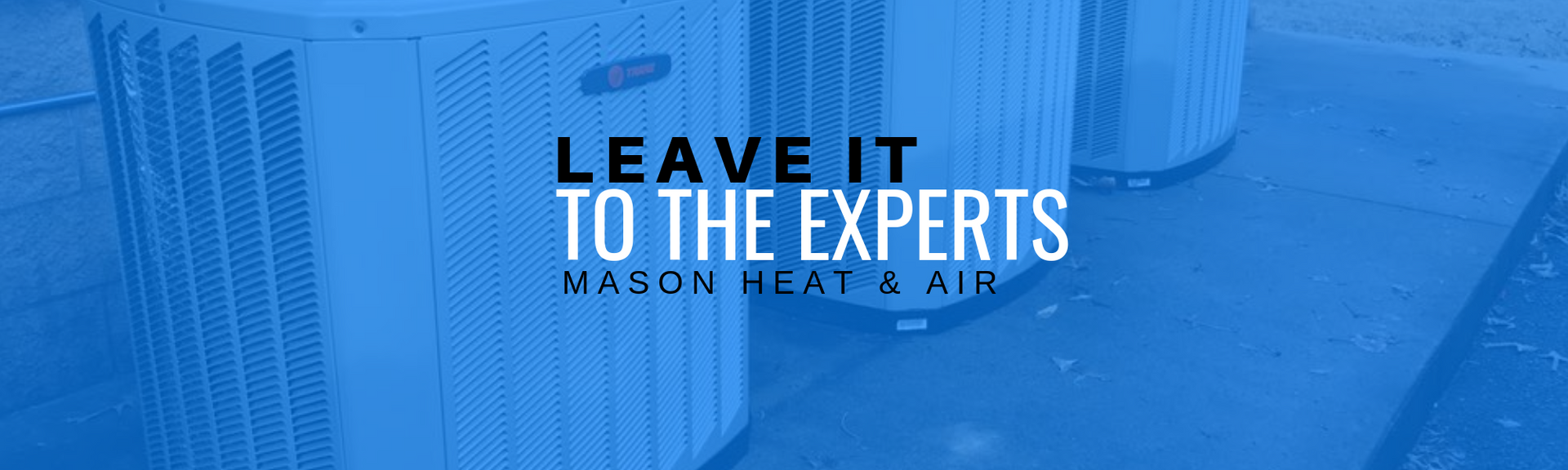 Blue background with 