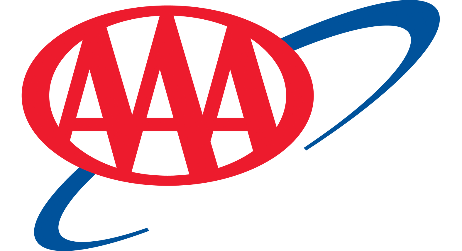 AAA logo in red with a blue swoosh on a white background