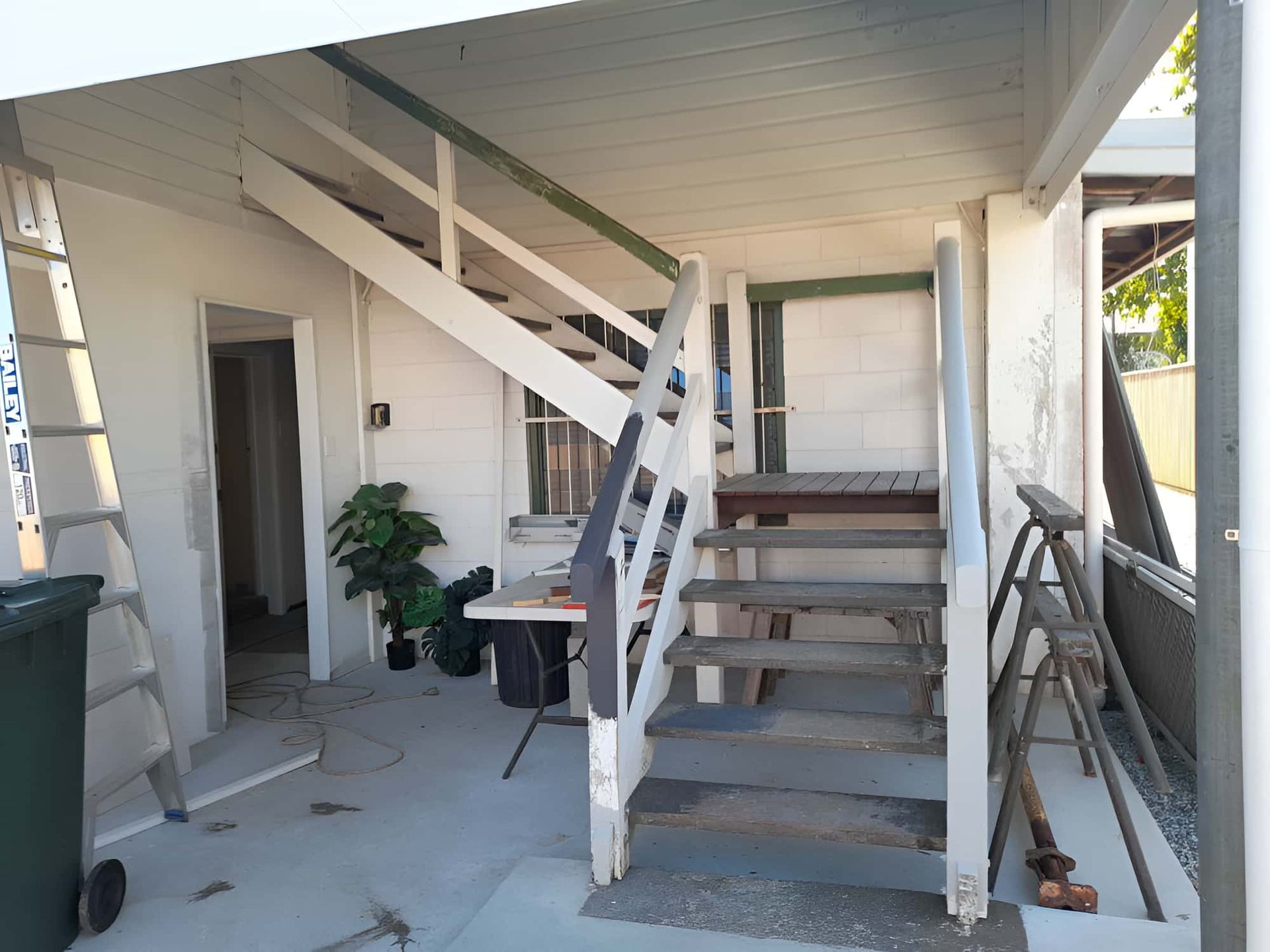 Stairs Leading Up To The Second Floor Of A House — Kiwi Painter In Port Douglas, QLD