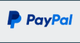 A blue and white paypal logo on a white background showing Reel Groovy accepts it as a payment option.