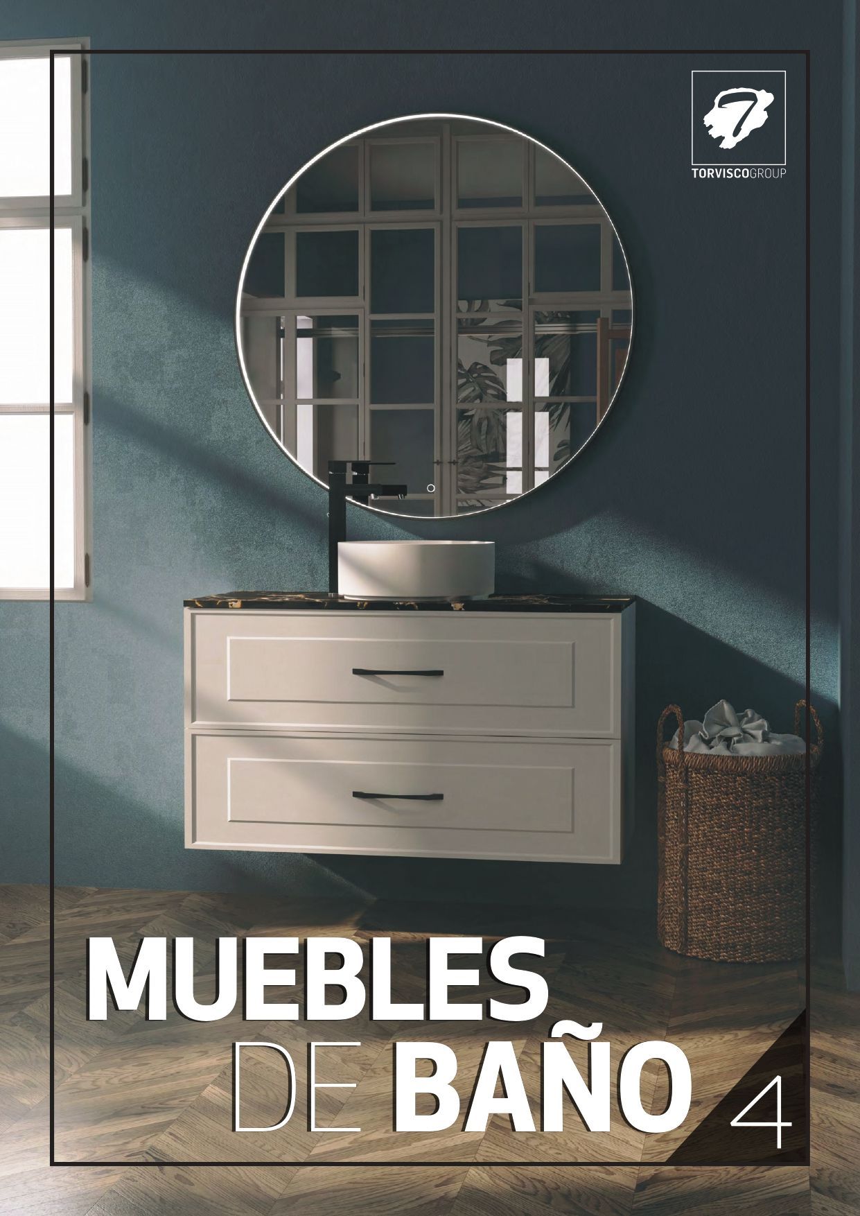 Un baño con lavabo, espejo y cajones.
