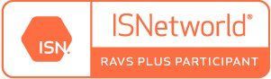 A logo for isnetworld ravs plus participant