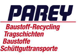 PAREY – Baustoff-Recycling, Tragschichten, Baustoffe, Schüttguttransporte