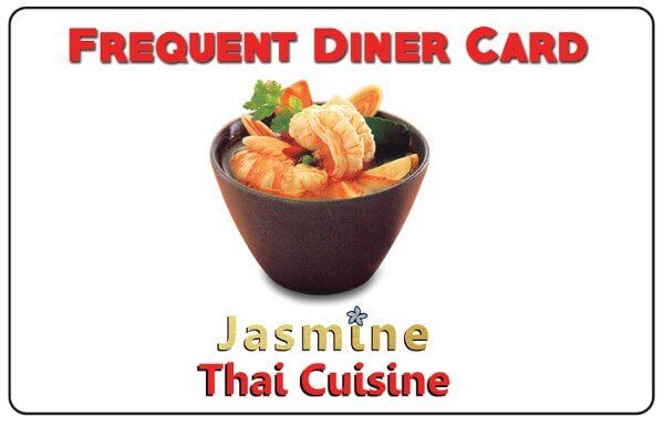 Frequent Diner Card — Thai Food in Woodland Hills, CA