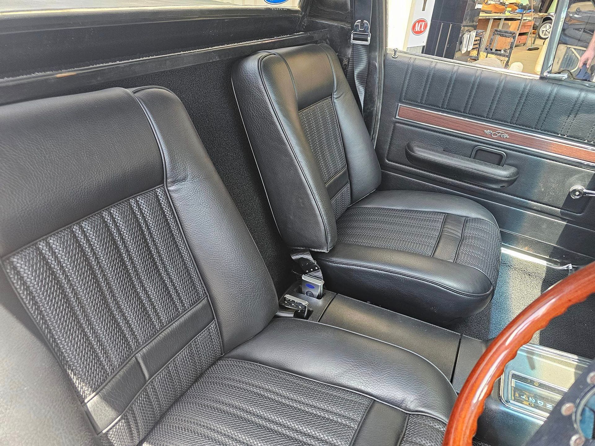 A Close Up Of A Car Dashboard With A Radio And A Tray — All Car Upholstery In Pinelands, NT
