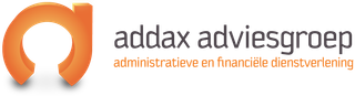 een logo voor een bedrijf genaamd addax adviesgroep