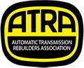 The logo for the automatic transmission rebuilders association is yellow and black.