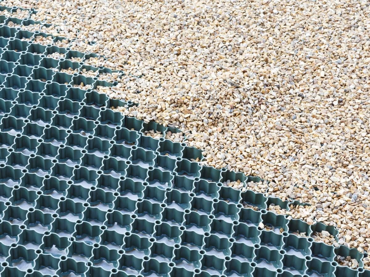 gravel installation using a grate in Nottingham