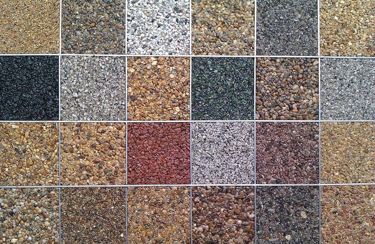 Driveways and paving Nottingham selection of resin patio colours