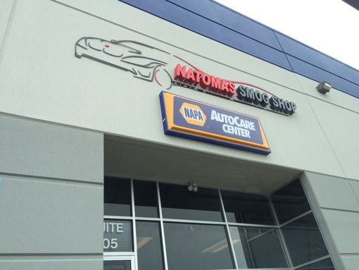 Front Shop  Sign | Natomas Smog Shop & Auto Repair Center