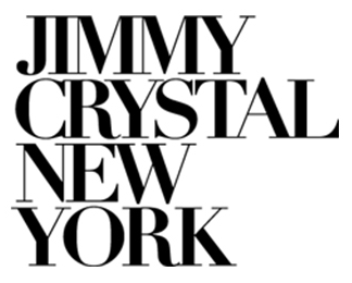 Jimmy Crystal New York logo in black block letters.
