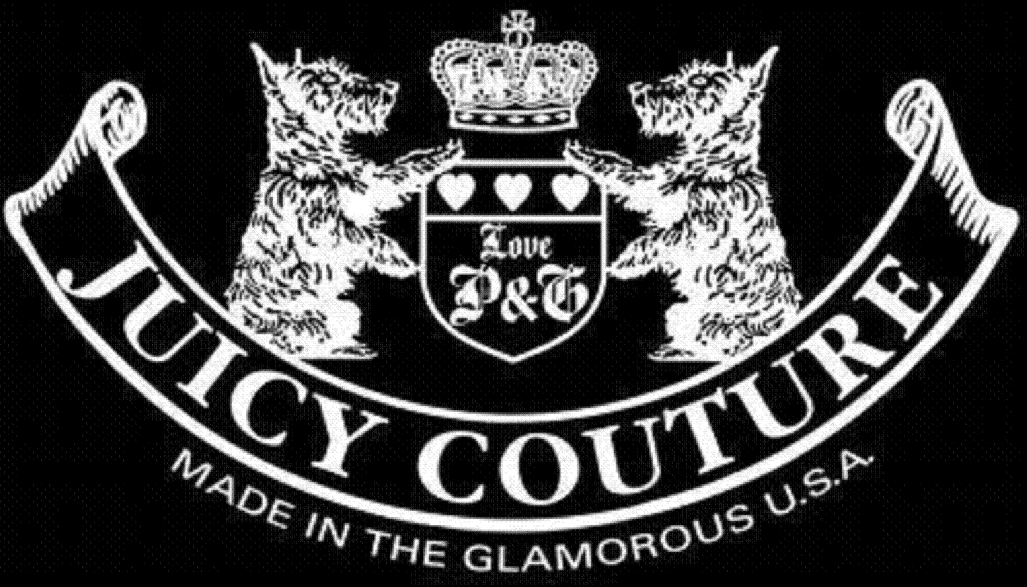 Juicy Couture logo with a crown.