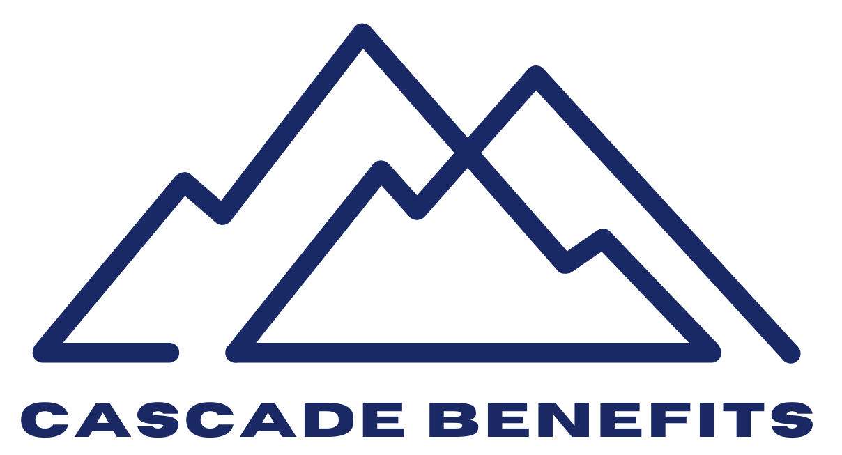 Two blue mountain peaks with 