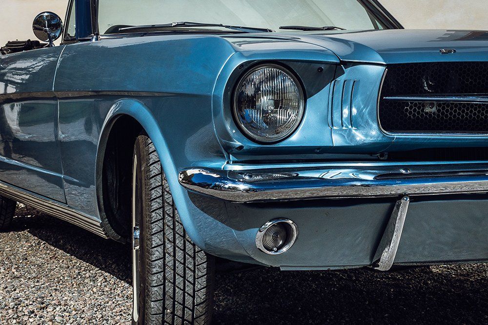 Auto Service — Blue Classic Car in Waukesha, WI