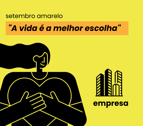 Mensagem Setembro Amarelo na Empresa (Modelo)