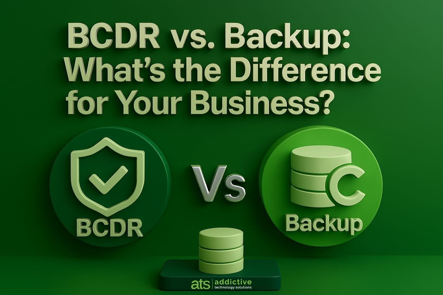 BCDR vs. Backup