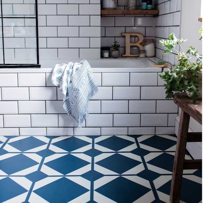 White, Grey, Green, Blue Bathroom Floor Tile in CNY Syracuse, North Syracuse, Baldwinsville, Cicero, Clay, Liverpool, Fulton, Oswego, Cortland, and Auburn, NY