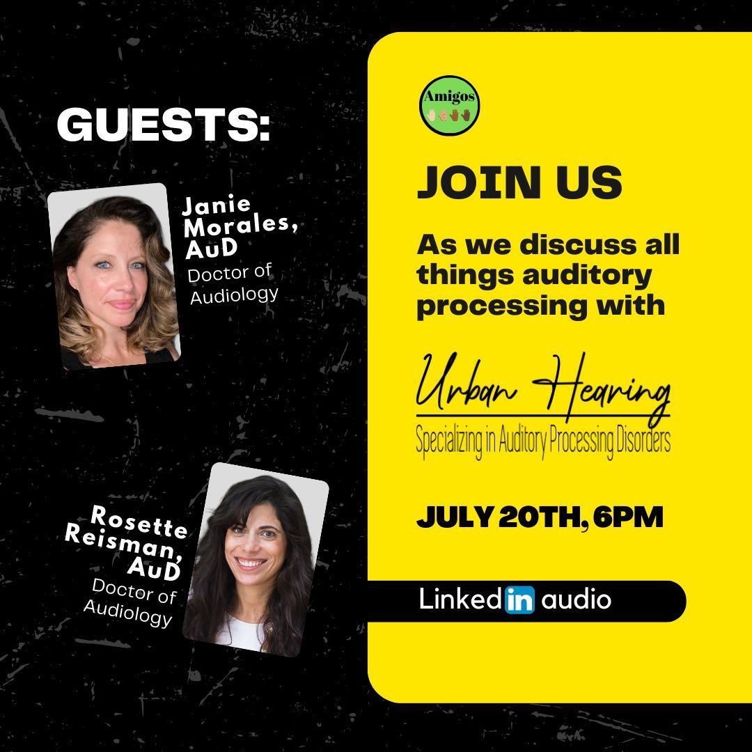 A poster for an event called urban hearing