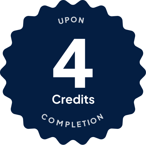 Badge: 4 Credits Upon Completion
