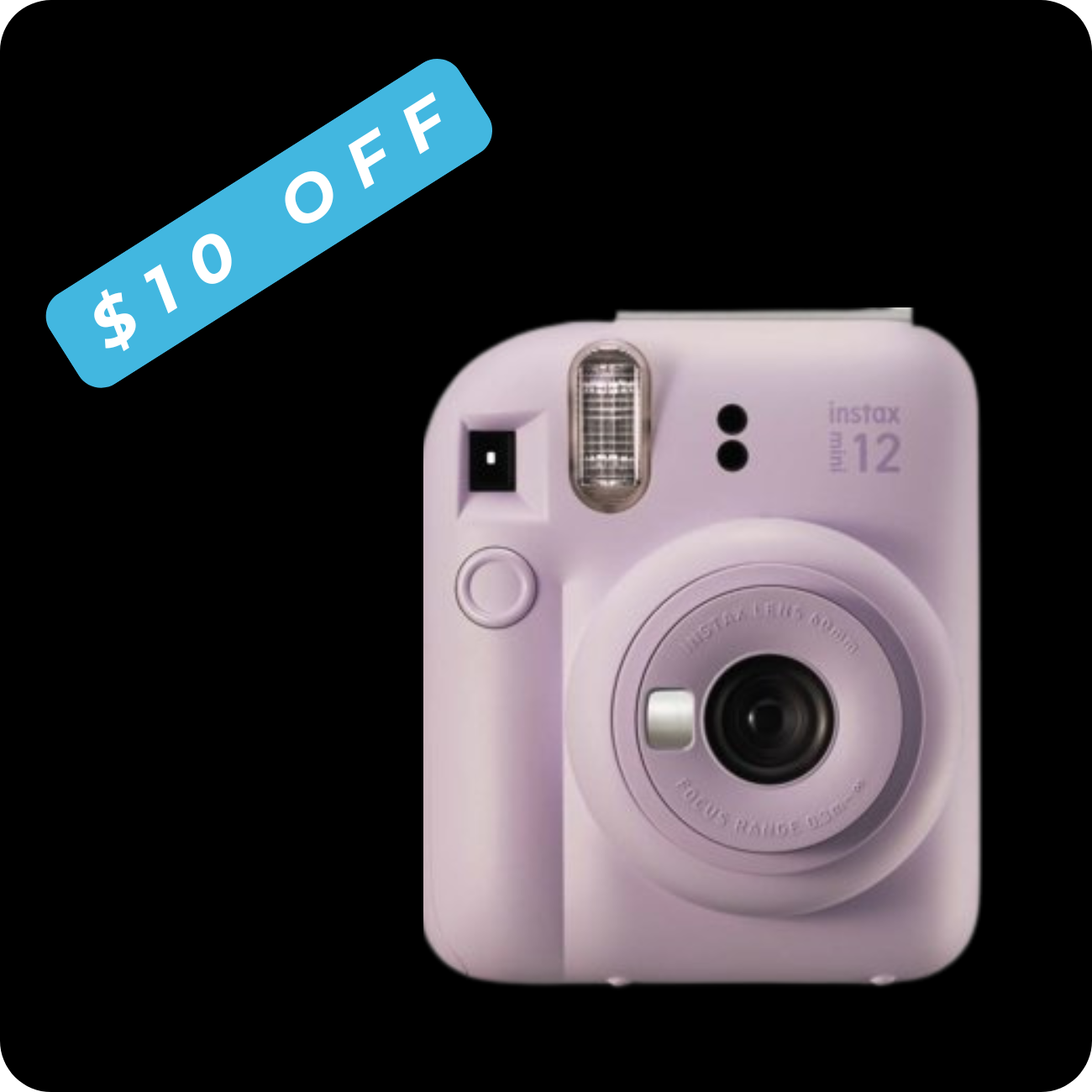Instax Mini 12  Instant Film Camera - Lilac Purple Button