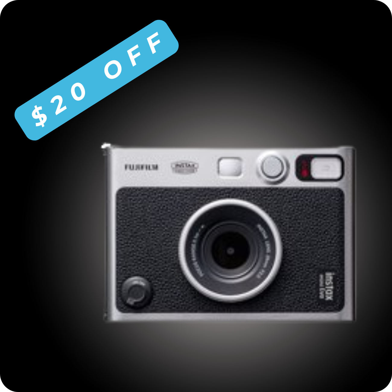 Instax Mini Evo Hybrid Camera - Black Button