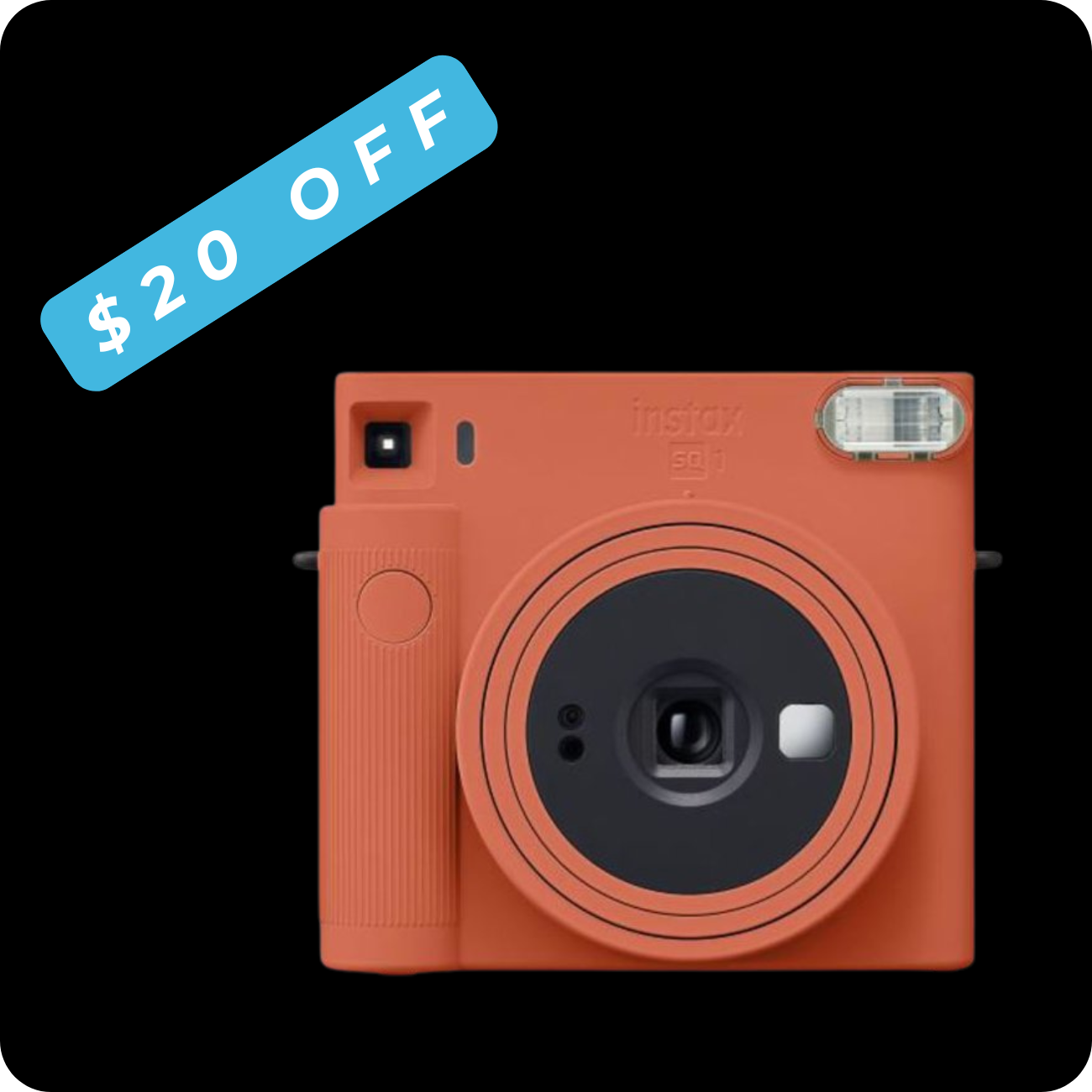 Instax SQ1 Camera - Terracotta Orange Button