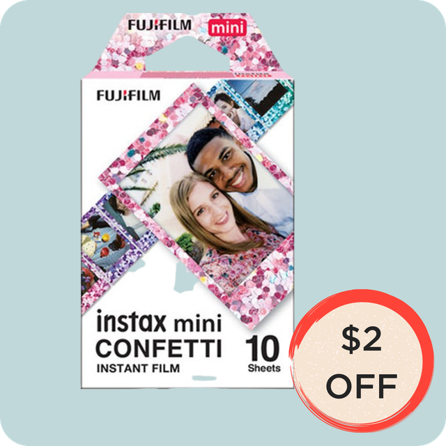 Instax Film Confetti - Sheets - Annex Photo & Digital Imaging