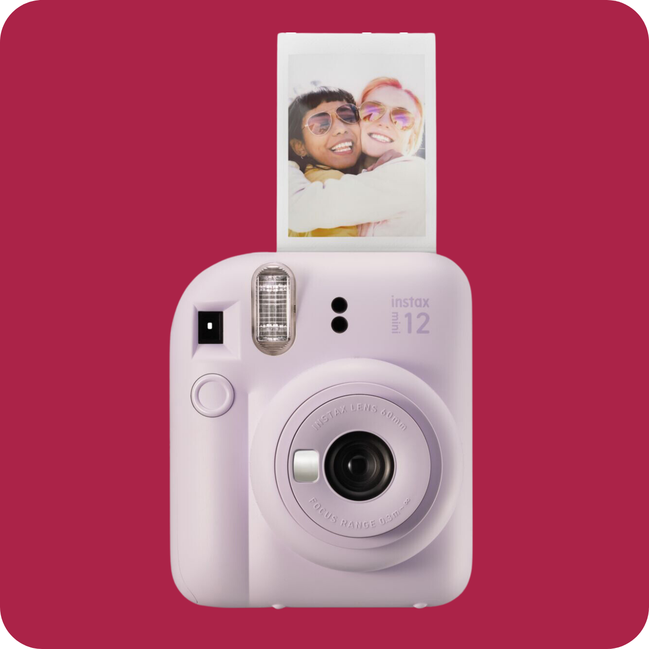 Fujifilm Instax Mini 12 Instant Camera - Lilac Purple Button