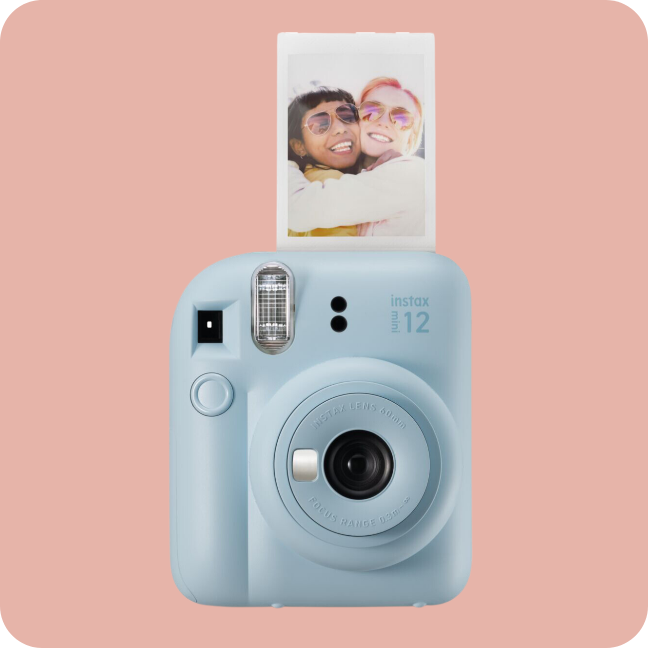 Fujifilm Instax Mini 12 Instant Camera - Pastel Blue Button
