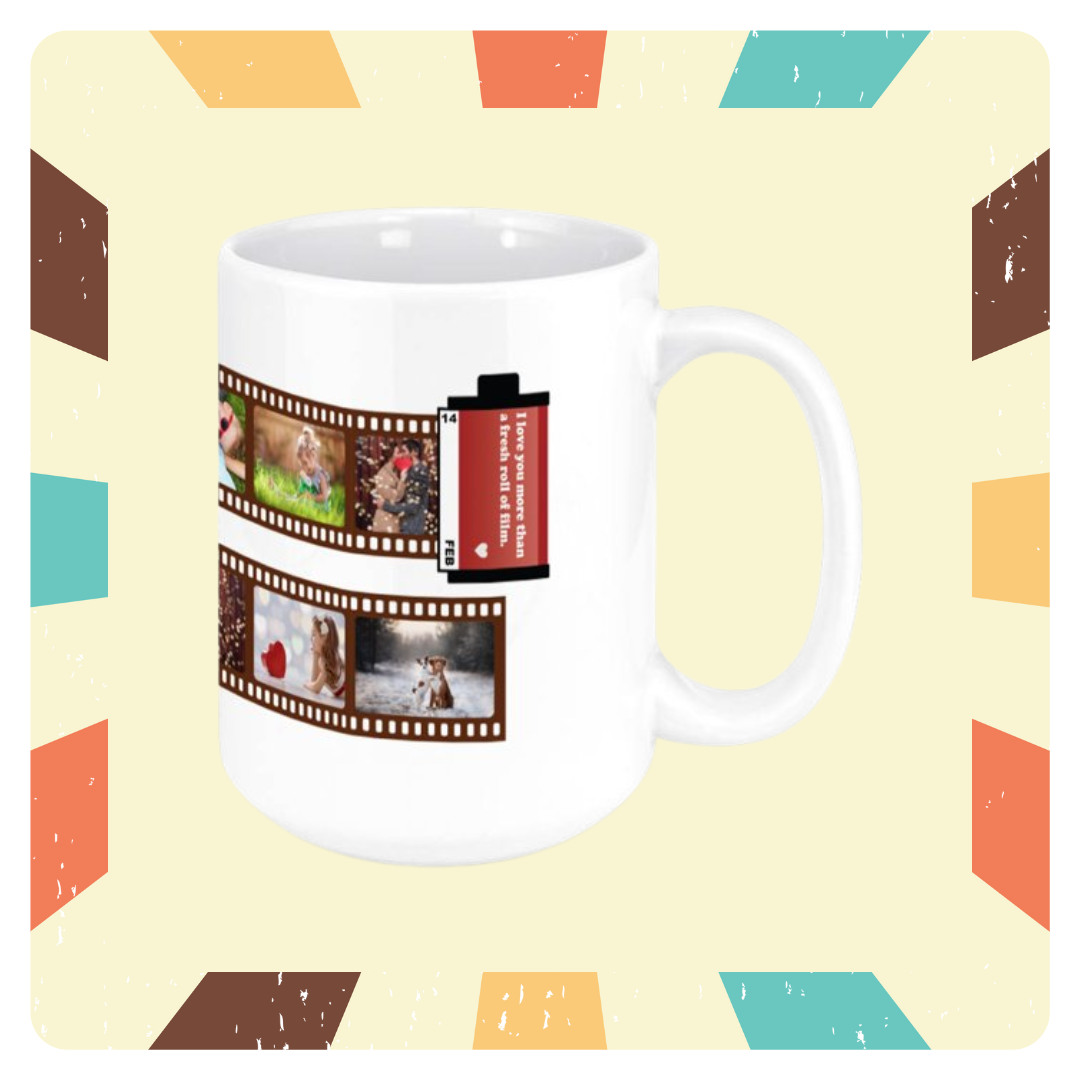 Retro Film 15oz Mug Button