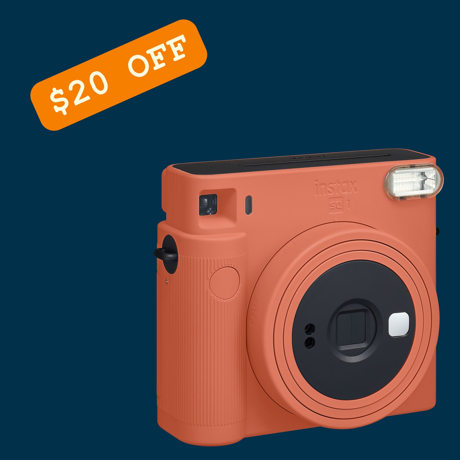 Instax SQ1 Camera - Terracotta Orange Button