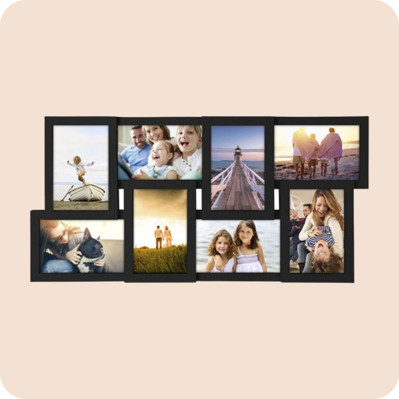 collage photo frames Button