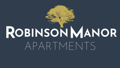 Robinson Manor Apartments Logo - header, go to homepage