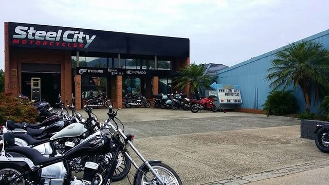 Steel on sale city motorcycles