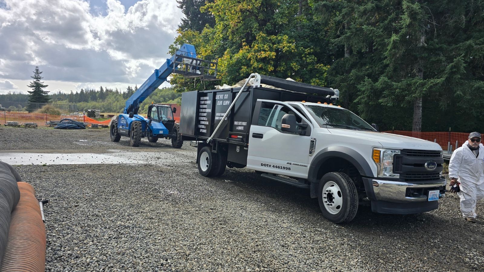 commercial services, construction cleanup