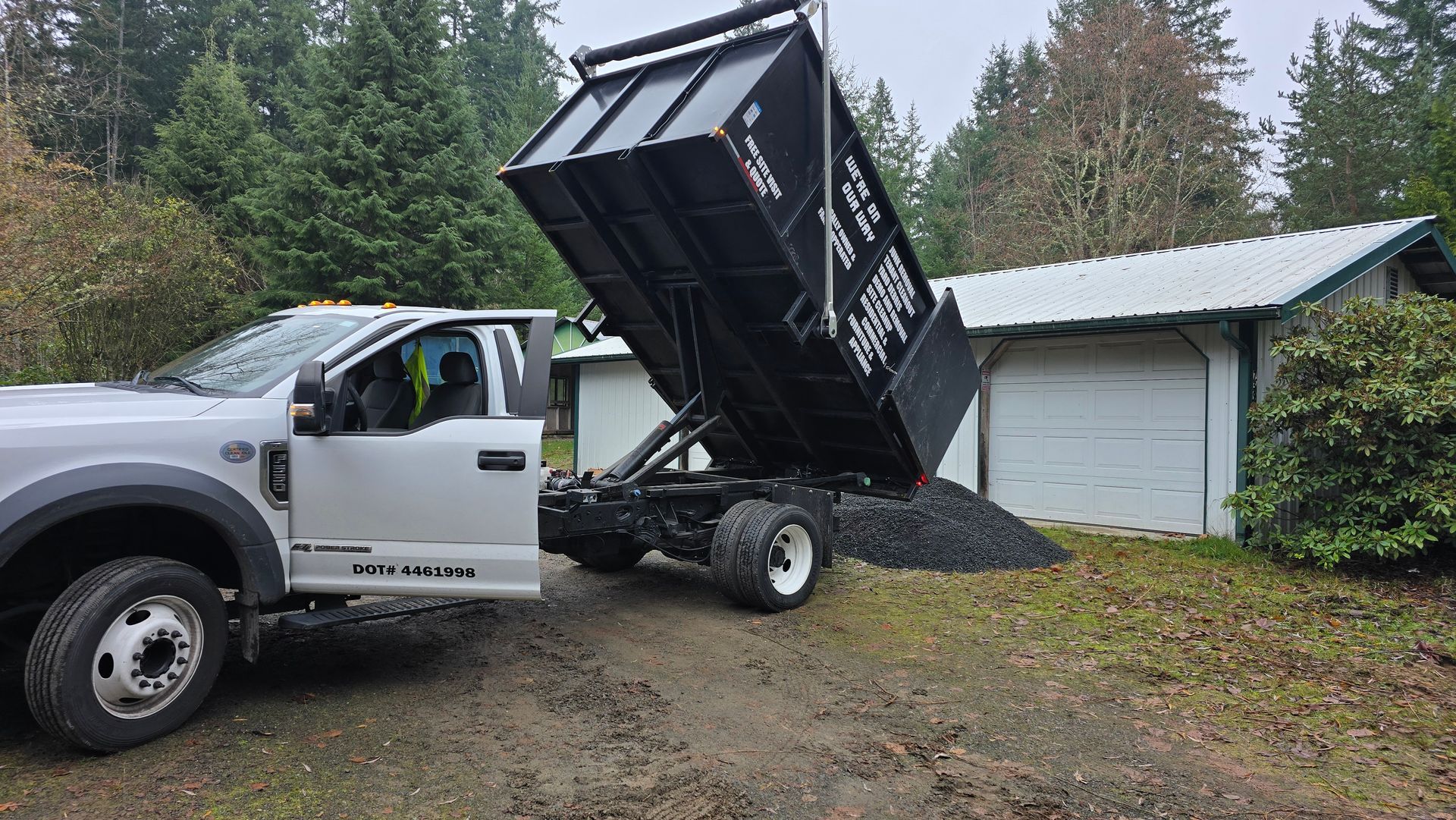gravel delivery, landscaping delivery