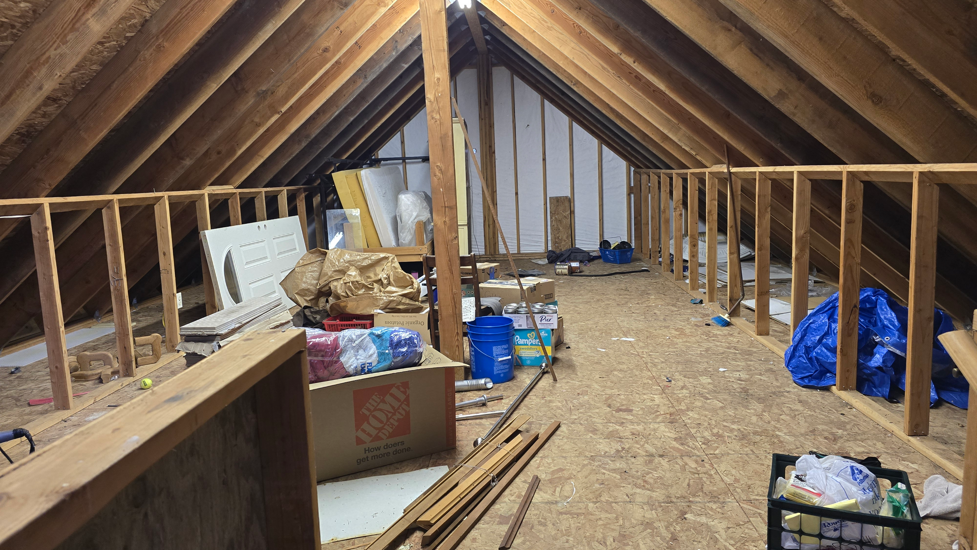 junk removal, attic cleanout